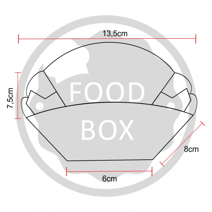 Embalagem Eco Box F221 – 400 ml - 100 unidades